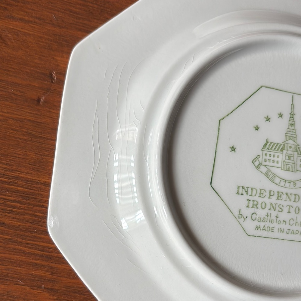Green Ivy Pattern Plate - Picture 8 of 8